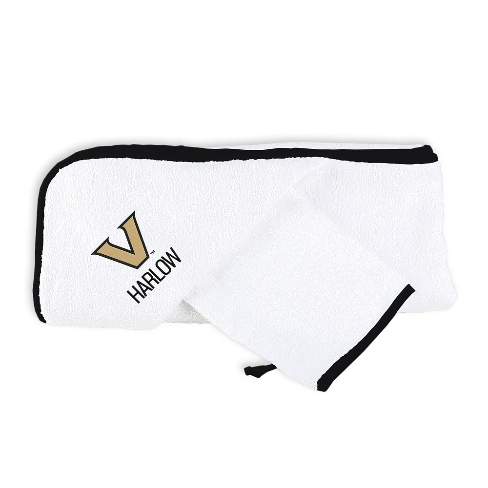 Infant Chad & Jake Vanderbilt Commodores Personalized Hooded Towel & Mitt Set