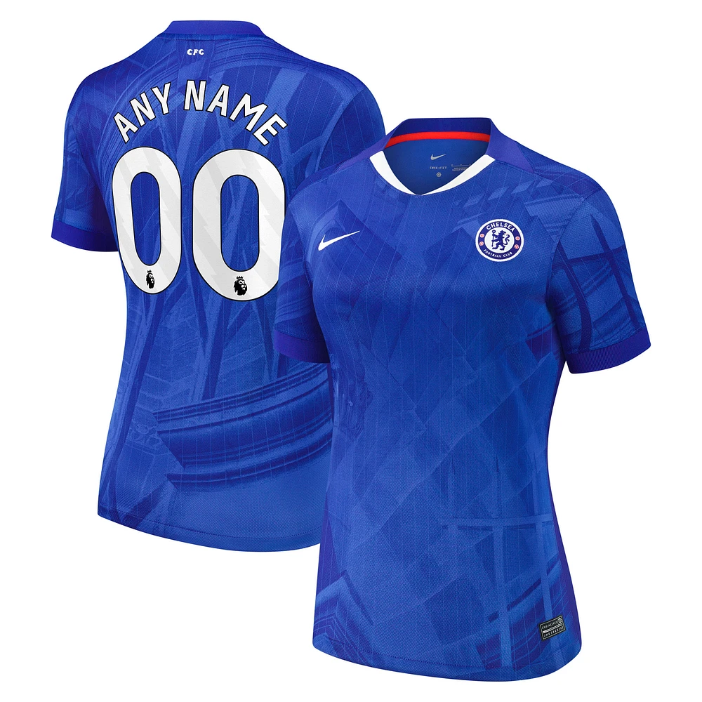 Women's Nike Blue Chelsea 2025/26 Home Replica Custom Jersey