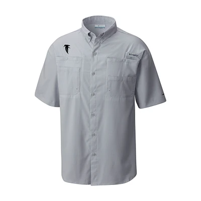 Men's Columbia Atlanta Falcons Throwback Logo Tamiami Omni-Shade Button-Down Shirt