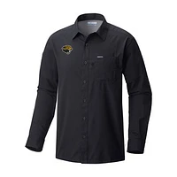 Men's Columbia Black Jacksonville Jaguars Slack Tide Omni-Wick Long Sleeve Button-Up Camp Shirt