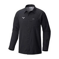 Men's Columbia Philadelphia Eagles Slack Tide Omni-Wick Long Sleeve Button-Up Camp Shirt