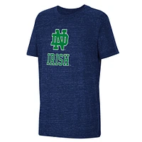 Youth Colosseum  Navy Notre Dame Fighting Irish Speckled Jersey T-Shirt