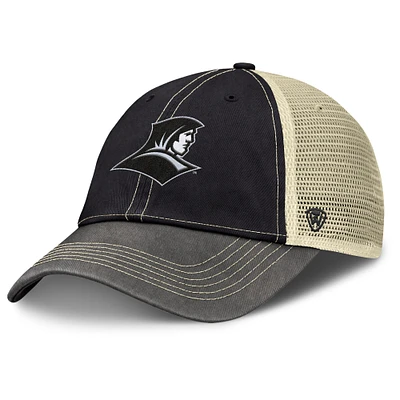 Men's Top of the World Black Providence Friars Off Road Adjustable Trucker Hat