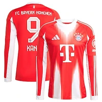 Men's adidas Harry Kane Red Bayern Munich 2025/26 Home Replica Long Sleeve Jersey