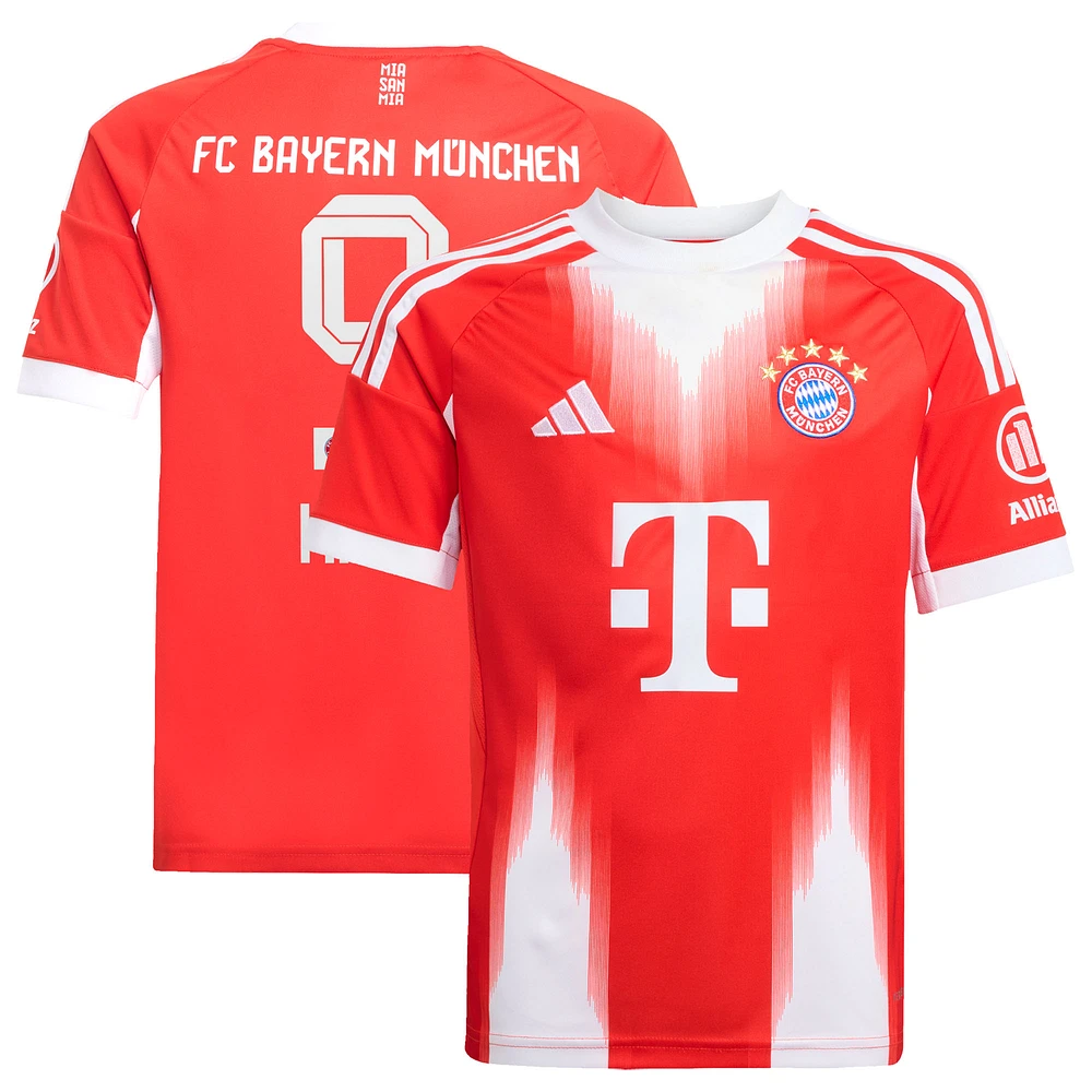 Youth adidas Harry Kane Red Bayern Munich 2025/26 Home Replica Jersey