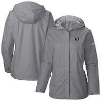 Women's Columbia Gray Milwaukee Brewers Arcadia II Full Zip-Jacket