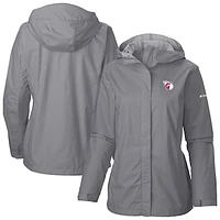 Women's Columbia Gray Cleveland Guardians Arcadia II Full Zip-Jacket
