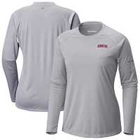 Women's Columbia Gray Arizona Diamondbacks Tidal Tee II Long Sleeve T-Shirt