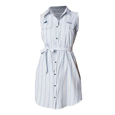 Women's Columbia White Tampa Bay Rays Sun Drifter Dress