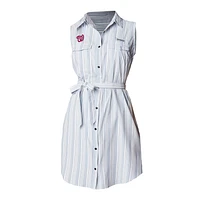 Women's Columbia White Washington Nationals Sun Drifter Dress