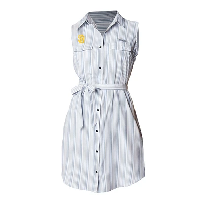 Women's Columbia White San Diego Padres Sun Drifter Dress