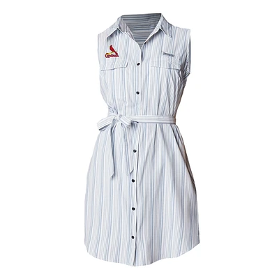 Women's Columbia White St. Louis Cardinals Sun Drifter Dress