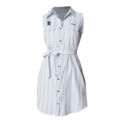 Women's Columbia White Detroit Tigers Sun Drifter Dress