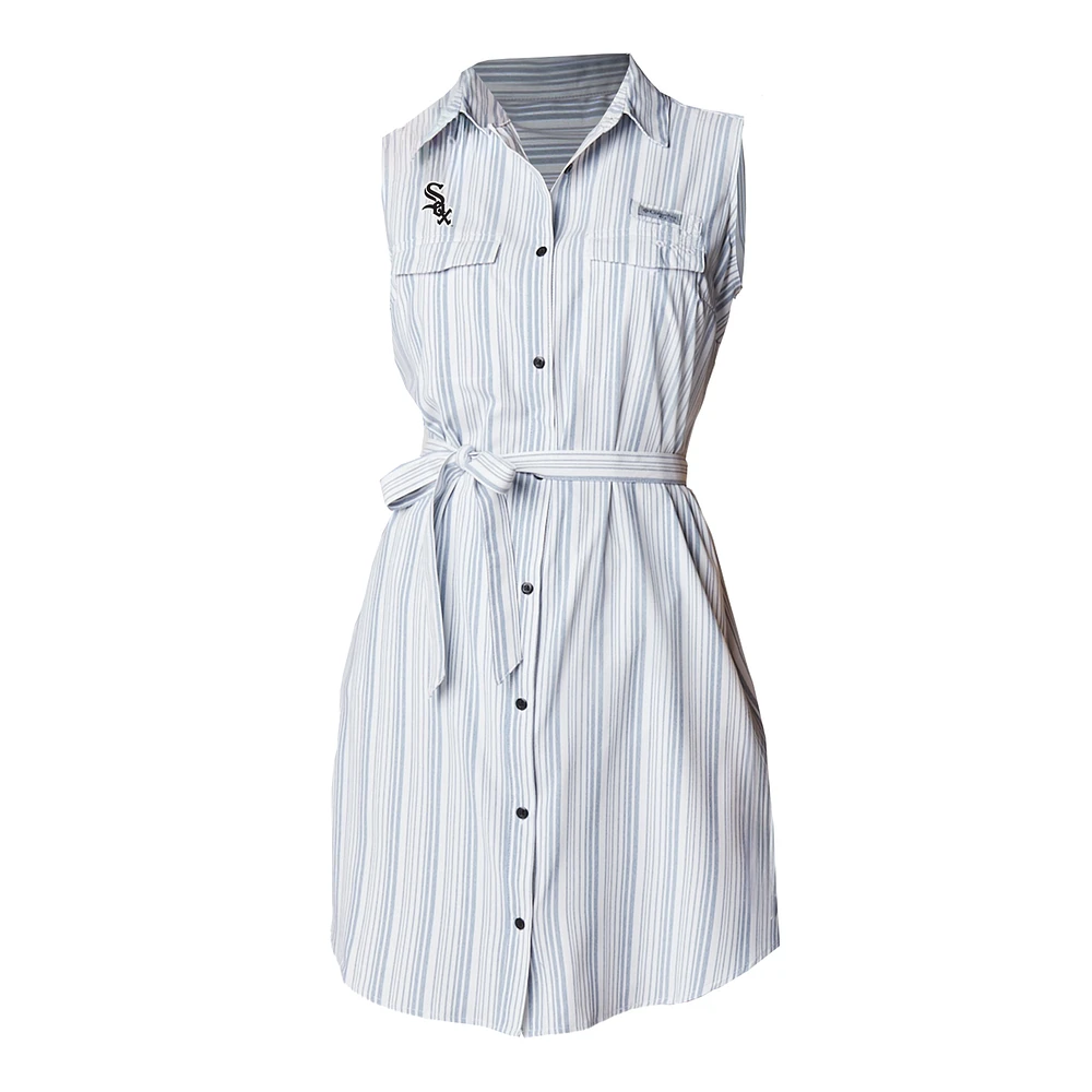 Women's Columbia White Chicago Sox Sun Drifter Dress
