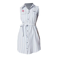 Women's Columbia White Cincinnati Reds Sun Drifter Dress