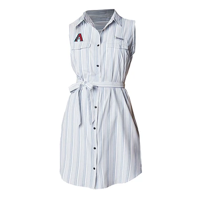 Women's Columbia White Arizona Diamondbacks Sun Drifter Dress