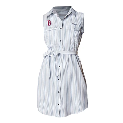 Women's Columbia White Boston Red Sox Sun Drifter Dress
