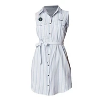 Women's Columbia White Milwaukee Brewers Sun Drifter Dress