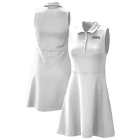 Women's Columbia White San Diego Padres Omni-Wick Polo Match Dress