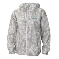 Women's Columbia Gray/White Seattle Mariners Flash Challenger Full-Zip Hoodie Windbreaker Jacket