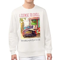Men's Margaritaville Cream San Diego Padres License to Chill Fleece Sweatshirt