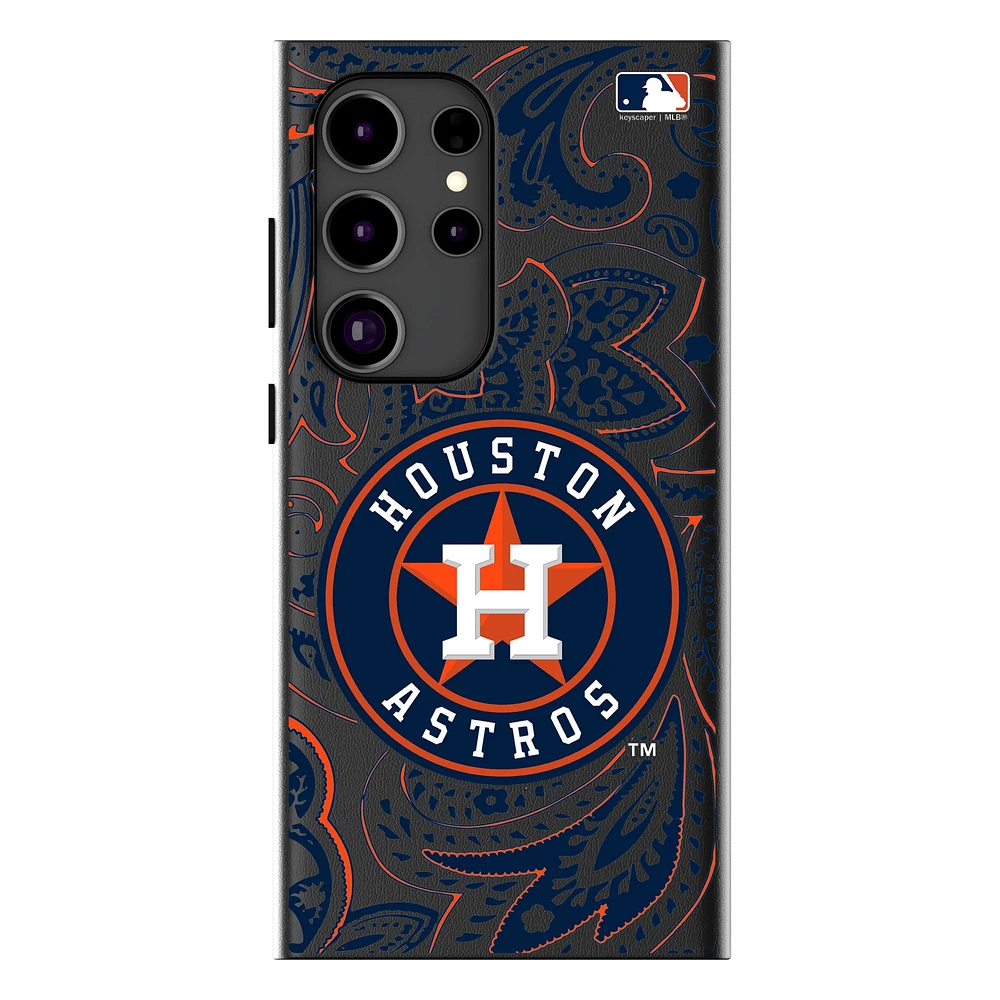 Keyscaper Houston Astros Paisley Galaxy Magnetic Bump Case