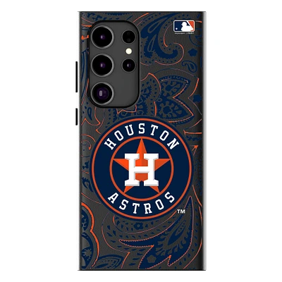 Keyscaper Houston Astros Paisley Galaxy Magnetic Bump Case
