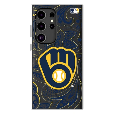 Keyscaper Milwaukee Brewers Paisley Galaxy Magnetic Bump Case