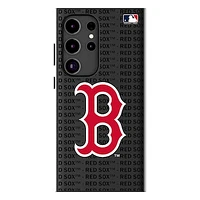 Keyscaper Boston Red Sox Text Backdrop Galaxy Magnetic Bump Case