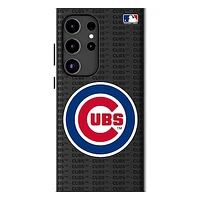 Keyscaper Chicago Cubs Text Backdrop Galaxy Magnetic Bump Case
