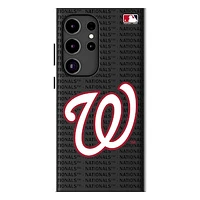 Keyscaper Washington Nationals Text Backdrop Galaxy Magnetic Bump Case