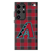 Keyscaper Arizona Diamondbacks Plaid Galaxy Magnetic Bump Case