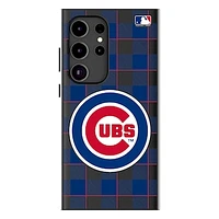Keyscaper Chicago Cubs Plaid Galaxy Magnetic Bump Case