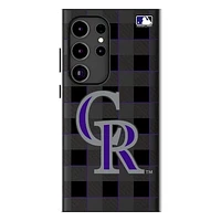 Keyscaper Colorado Rockies Plaid Galaxy Magnetic Bump Case
