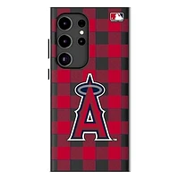 Keyscaper Los Angeles Angels Plaid Galaxy Magnetic Bump Case