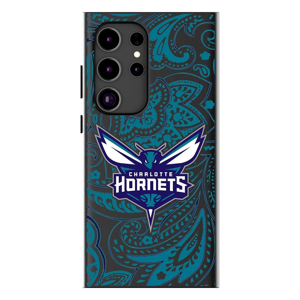 Keyscaper Charlotte Hornets Paisley Galaxy Magnetic Bump Case