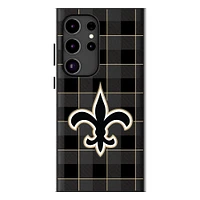 Keyscaper New Orleans Saints Plaid Galaxy Magnetic Bump Case