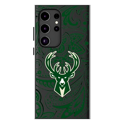 Keyscaper Milwaukee Bucks Paisley Galaxy Magnetic Bump Case