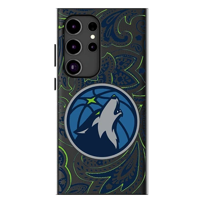 Keyscaper Minnesota Timberwolves Paisley Galaxy Magnetic Bump Case