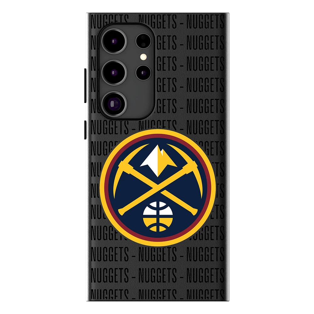 Keyscaper Denver Nuggets Text Backdrop Galaxy Magnetic Bump Case