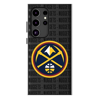 Keyscaper Denver Nuggets Text Backdrop Galaxy Magnetic Bump Case