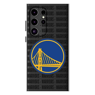 Keyscaper Golden State Warriors Text Backdrop Galaxy Magnetic Bump Case