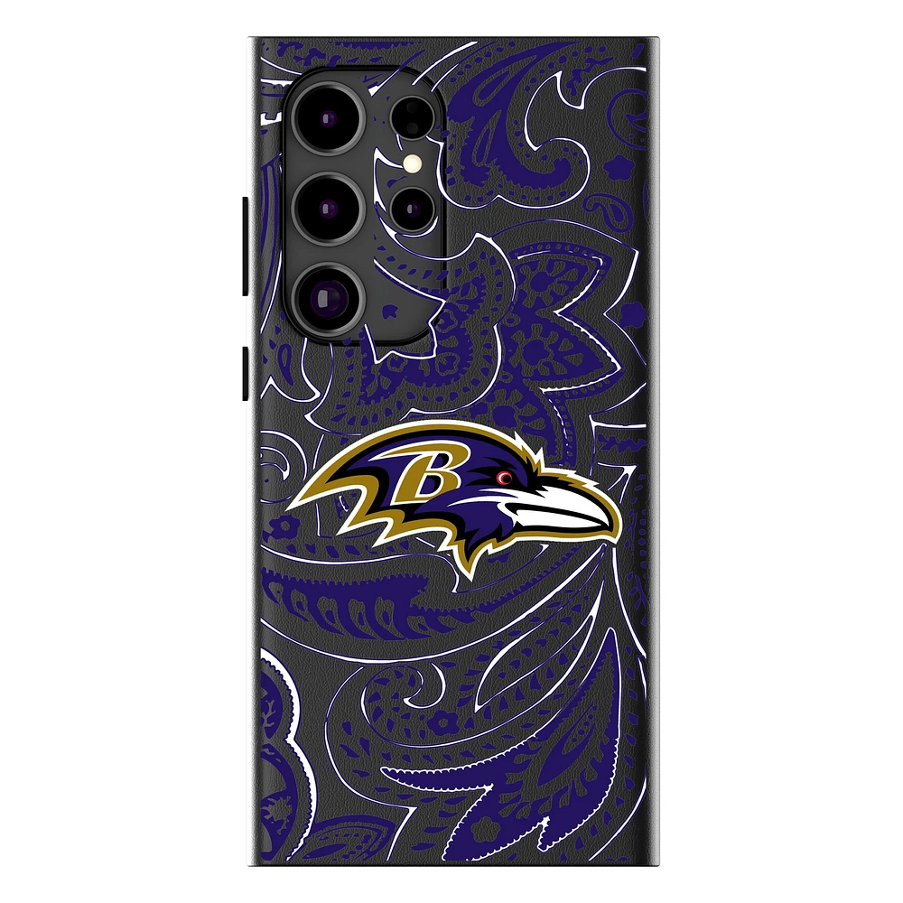 Keyscaper Baltimore Ravens Paisley Galaxy Magnetic Bump Case