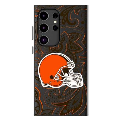 Keyscaper Cleveland Browns Paisley Galaxy Magnetic Bump Case