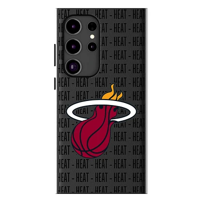 Keyscaper Miami Heat Text Backdrop Galaxy Magnetic Bump Case