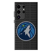 Keyscaper Minnesota Timberwolves Text Backdrop Galaxy Magnetic Bump Case