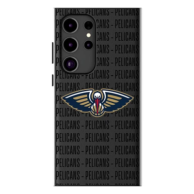 Keyscaper New Orleans Pelicans Text Backdrop Galaxy Magnetic Bump Case