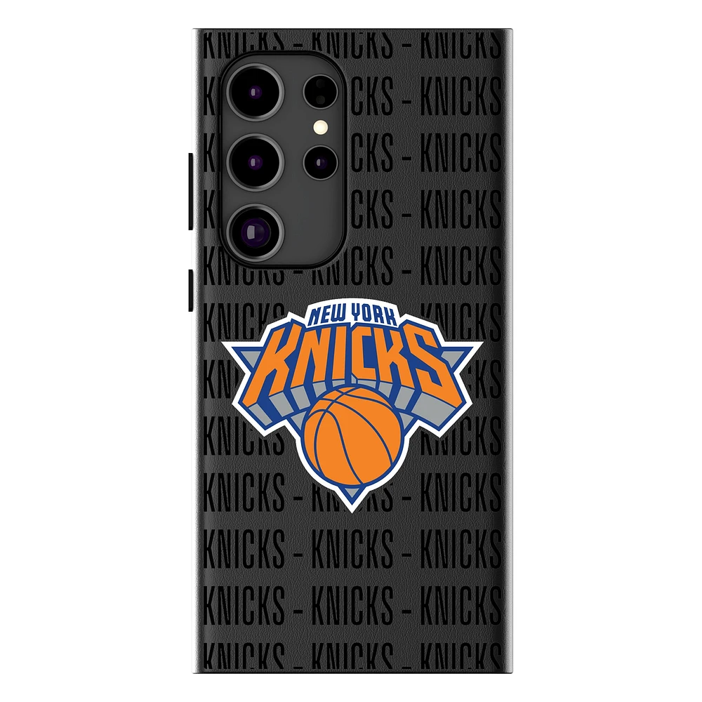 Keyscaper New York Knicks Text Backdrop Galaxy Magnetic Bump Case