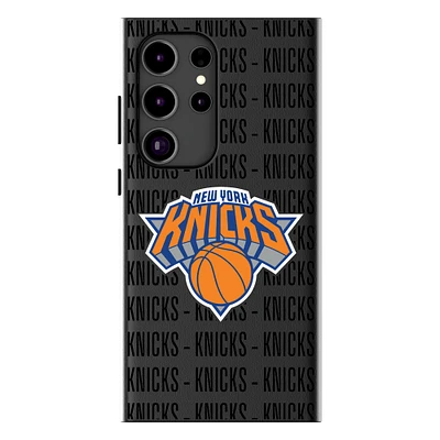 Keyscaper New York Knicks Text Backdrop Galaxy Magnetic Bump Case
