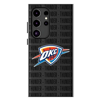Keyscaper Oklahoma City Thunder Text Backdrop Galaxy Magnetic Bump Case